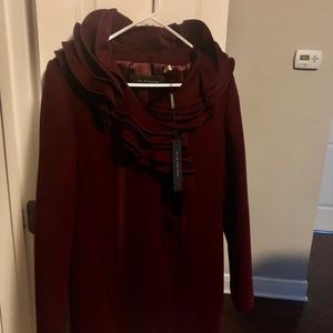 Elie Tahari Victoria Short Coat- Size S- NEW!!